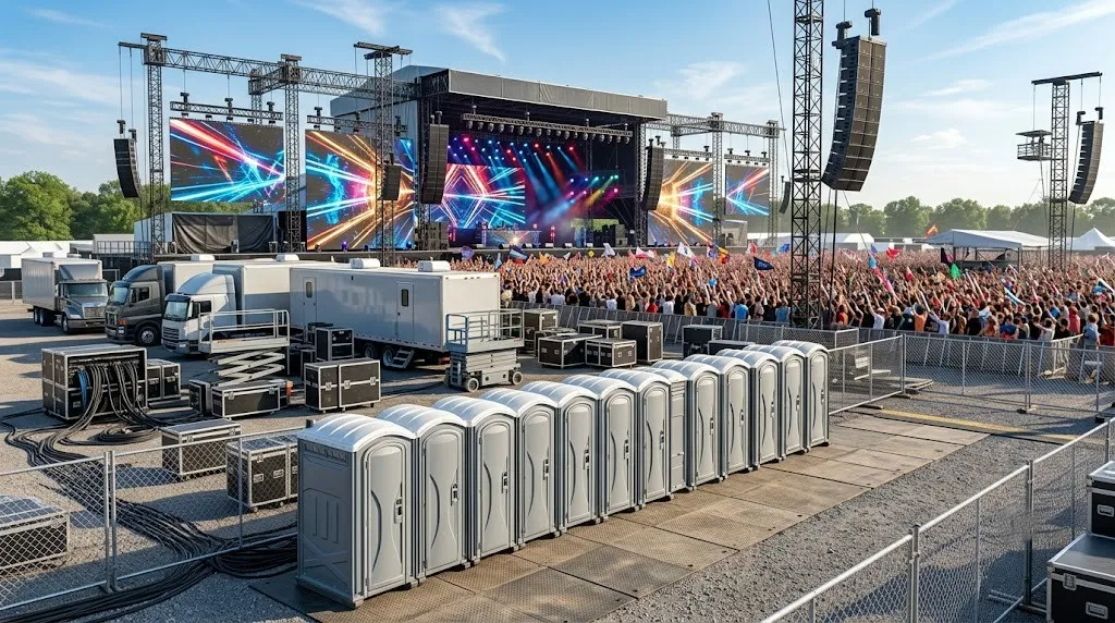 Concert Restroom Rental in Plano, TX