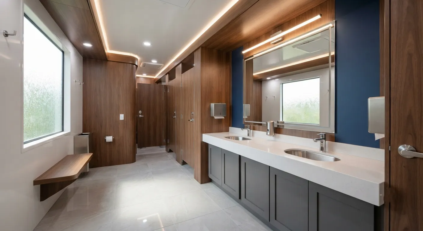 Luxury Restroom Trailer in Plano, TX