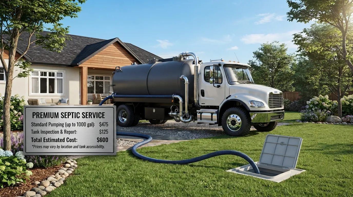 Septic Tank Pumping Cost in Plano, TX